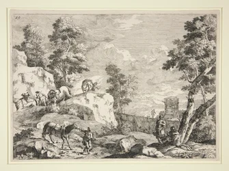 Landscape with Four Horsemen