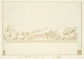 Effigy of Abbot Newland, in Bristol Cathedral