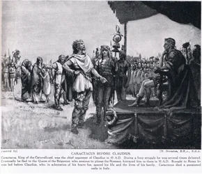 Caractacus Before Claudius, Illustration from 