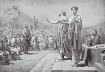 Pericles Pleading for Aspasia