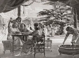 Rejoicing in Babylon on the Rebuilding of the City by Esarhaddon, from Hutchinson