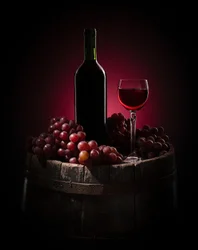 Elegant Wine Still Life