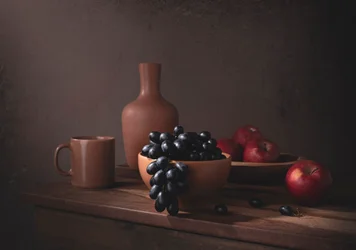 Moody Fruit Still Life