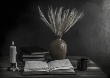 Quiet Candlelight Reading