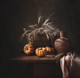 Rustic Autumn Still Life