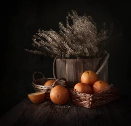 Rustic Orange Still Life