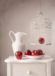 Rustic Red Apples