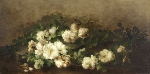 Still Life with Guitar and Roses