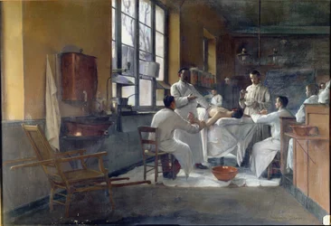 Professor Edmond Delorme (1847-1929) Demonstrating Pulmonary Decortication to Students at Val de Grace in 1894