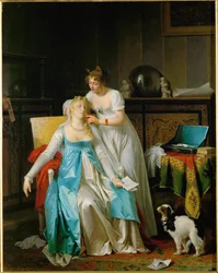 Bad News. Exhibited in the Salon of 1804