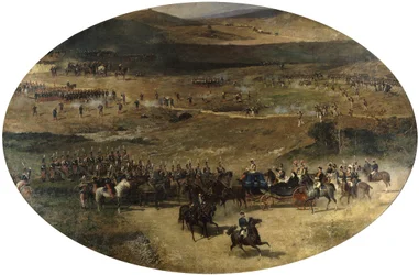Queen Maria Christina Reviewing the Troops, 1866-1867