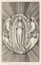 Virgin and Angels, a Key Stone in York
