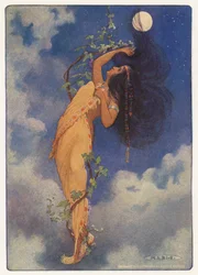 Illustration for Hiawatha by Longfellow