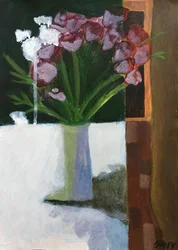 Still Life with Bordeaux Flowers