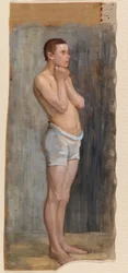Nude Study, Standing Boy