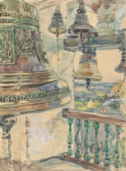 View from the Belfry of the Savino-Storozhevsky Cathedral, Close to Zvenigorod, 1891