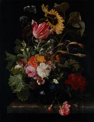 Bouquet of Flowers in a Vase