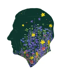 King Charles III, Coronation Floral Portrait, 2023