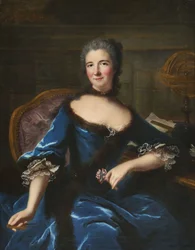Portrait of Gabrielle Émilie Le Tonnelier de Breteuil, Marquise du Châtelet (ca 1748)