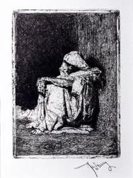 Seated Arab