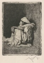Seated Arab