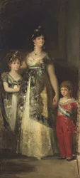 The Queen of Spain and the Princes (Copy from Goya)