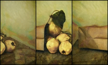 Rustic Quince Still Life