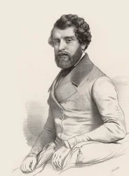Portrait of the Composer Federico Ricci, 1809-1877, 1844