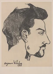 Portrait of Utrillo in profile
