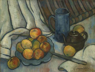 Apples, teapot and jug, ca 1919