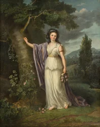 Portrait of Mlle de Genlis