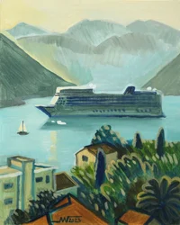 Coastal Cruise Ship View