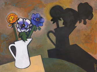 Floral Still Life with Shadow