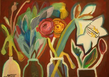 Vibrant Abstract Flowers