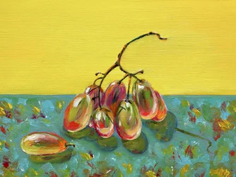 Colorful Grapes Still Life