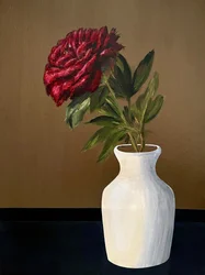 Red Peony Still Life