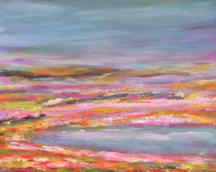 Vibrant Abstract Landscape