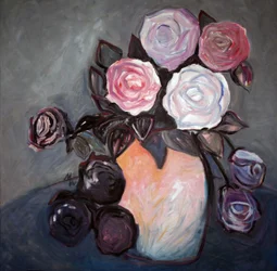 Elegant Painted Roses