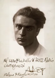 Portrait of the painter Roberto Aloy, June 7, 1921