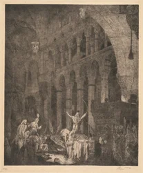 Mohammed II in the Hagia Sophia