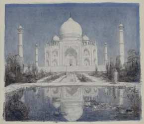 Taj Mahal by Moonlight