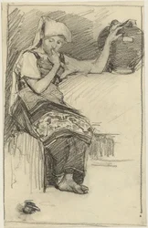Seated Girl with a Jug