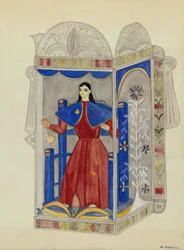 Tin Nicho with Santo Nino