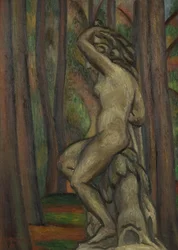 Statue in a Park