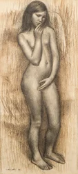 Study of a Young Girl Standing