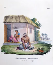 Brahmin Astronomer, Calculating the Eclipse