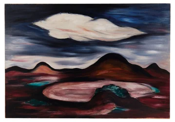 Landscape with Single Cloud