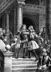 Meeting of Marshal Villars and Prince Eugène of Savoy in Rastadt