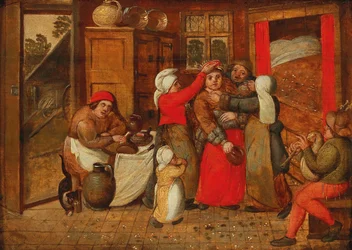 Preparing for the bridal bed