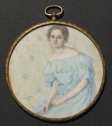 The Blue Gown Portrait of Ethel Coe, 1899